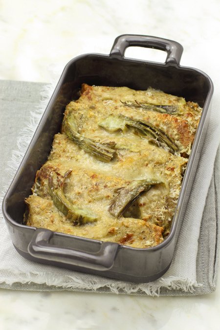 cucina e ricette-Crespelle di ceci e grano saraceno ai carciofi