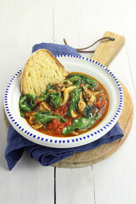 Cucina e ricette seppie e bietoline