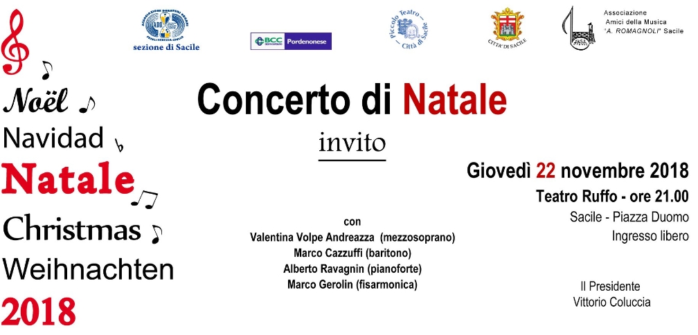 Sacile-Concerto di Natale a Sacile