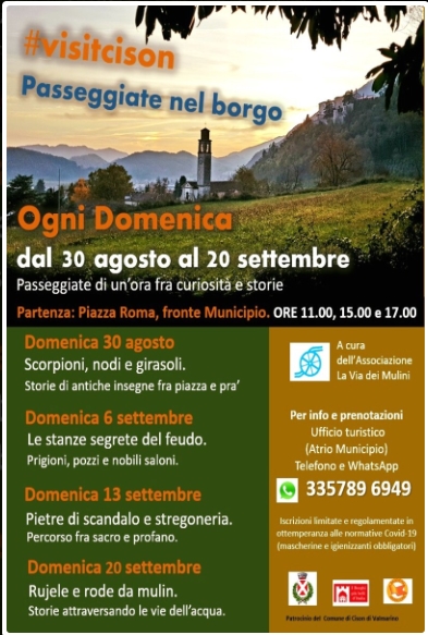 Cison di Valmarino-Passeggiate nel Borgo