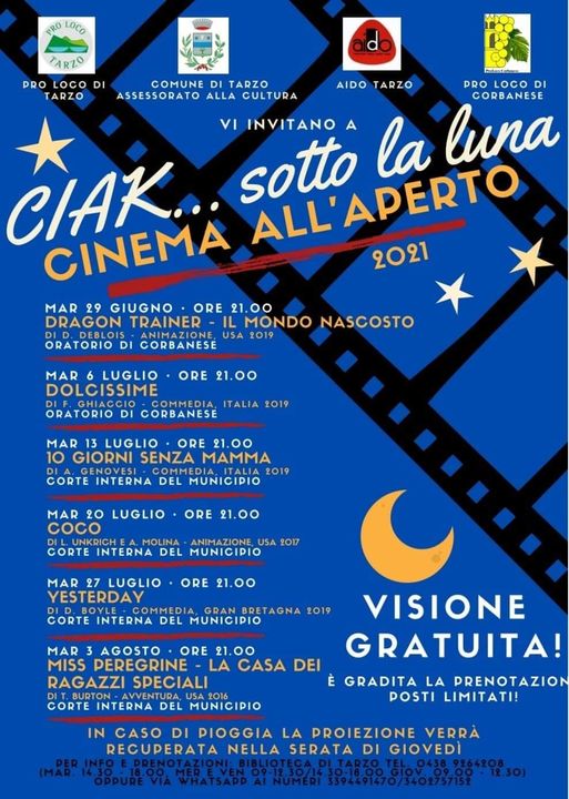 Tarzo-Ciak sotto la luna 2021