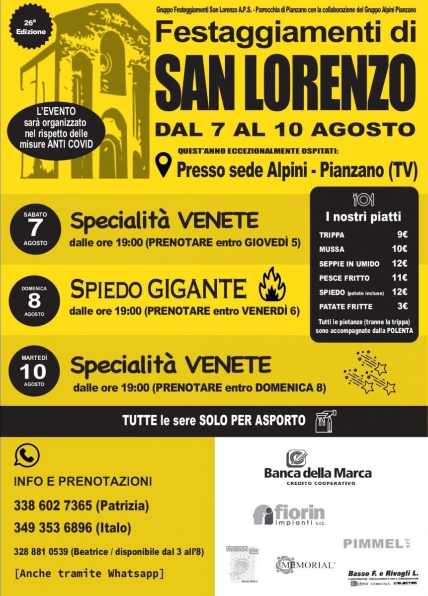 Godega Sant'Urbano-Festeggiamenti San Lorenzo