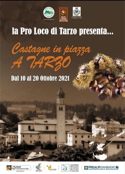 Tarzo-Castagne in piazza a Tarzo